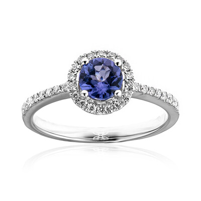 Anello in oro con Tanzanite AAA