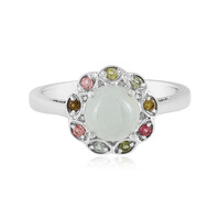 Anello in argento con Acquamarina Brasiliana