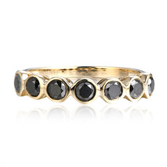 Anello in oro con Diamante Nero