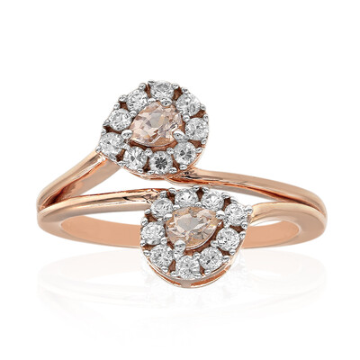 Anello in argento con Morganite