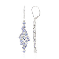 Orecchini in platino con Tanzanite (KM by Juwelo)