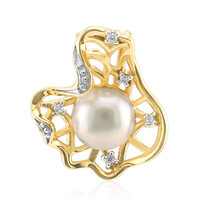 Ciondolo in argento con Perla d'Acqua Dolce Bianca (TPC)