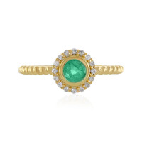 Anello in argento con Smeraldo Colombiano