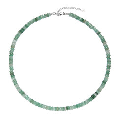 Collana in argento con Avventurina Verde