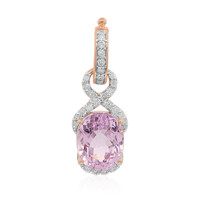 Ciondolo in oro con Kunzite
