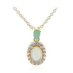 Collana in argento con Opale di Welo