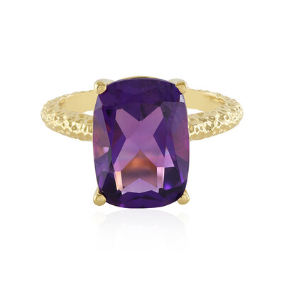 Anello in argento con Ametista Zambiana