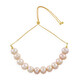 Bracciale in argento con Perla d'Acqua Dolce Color Crema