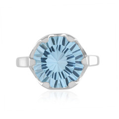 Anello in argento con Topazio Blu Cielo