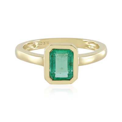Anello in oro con Smeraldo Colombiano