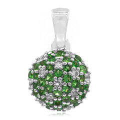 Ciondolo in argento con Tsavorite