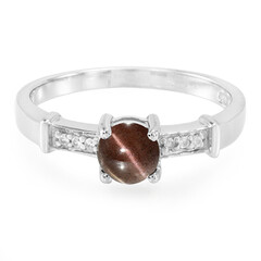 Anello in argento con Scapolite Occhio di Gatto