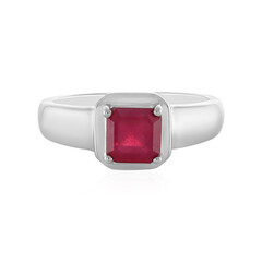 Anello in argento con Rubino del Madagascar