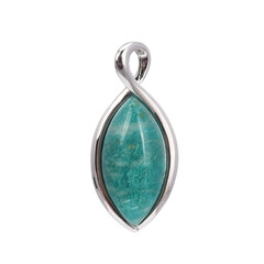 Ciondolo in argento con Amazzonite