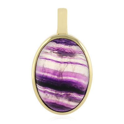 Ciondolo in argento con Fluorite