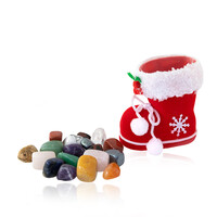 Calza di Natale con gemme miste