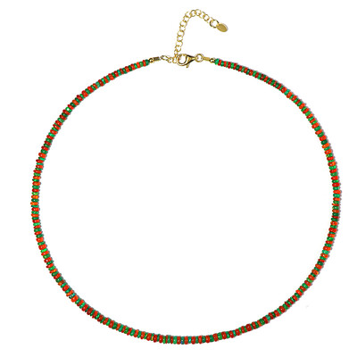 Collana in argento con Opale Verde dell'Etiopia