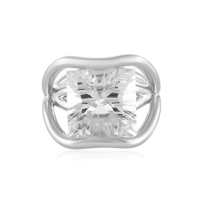 Anello in argento con Quarzo Bianco