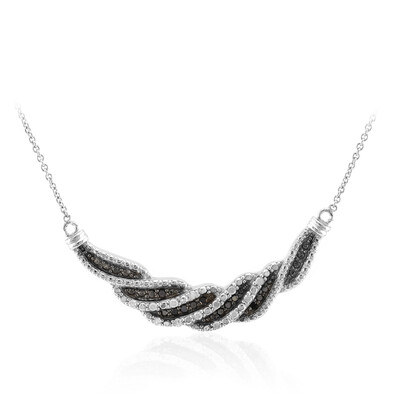 Collana in argento con Diamante I2 (I)