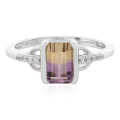 Anello in argento con Ametrina