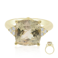 Anello in oro con Tormalina Neon del Congo (CIRARI)