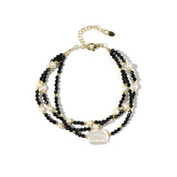 Bracciale in argento con Perla d'Acqua Dolce Bianca