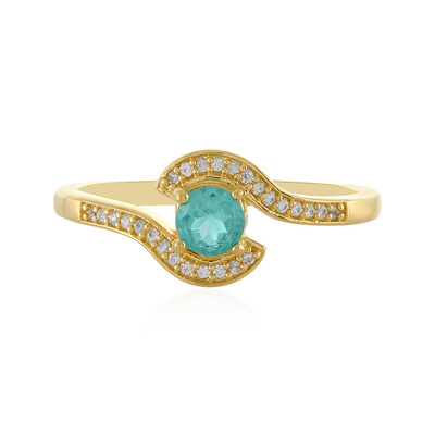 Anello in argento con Apatite Blu