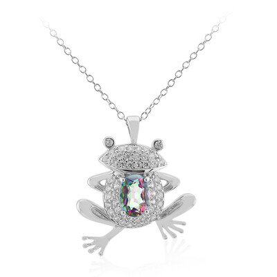 Collana in argento con Quarzo Mistico