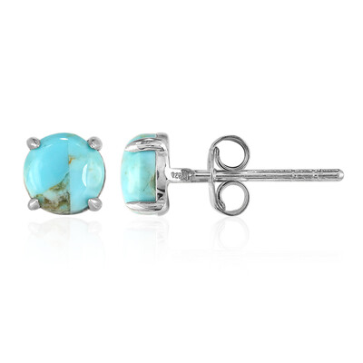 Orecchini in argento con Turchese Kingman Mohave Blu