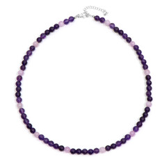Collana in argento con Ametista Zambiana