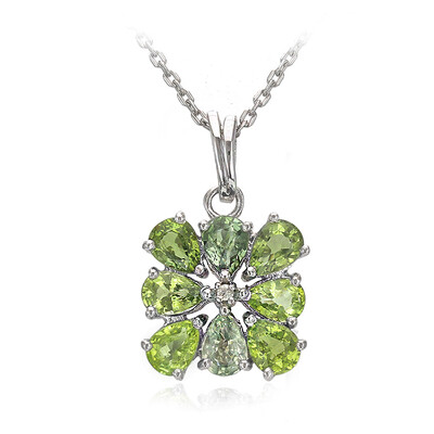 Collana in argento con Tormalina Paraíba