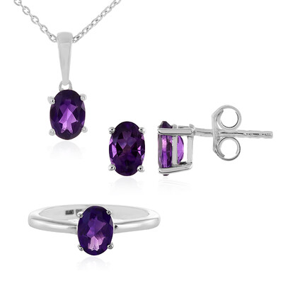 Parure in argento con Ametista