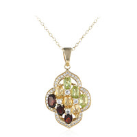 Collana in argento con Granato