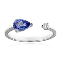 Anello in oro con Tanzanite AAA