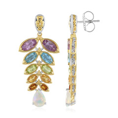 Orecchini in argento con Opale di Welo (Gems en Vogue)