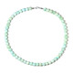 Collana in argento con Aragonite Blu