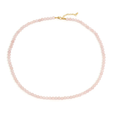 Collana in argento con Quarzo Rosa