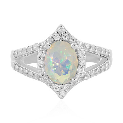 Anello in argento con Opale di Welo