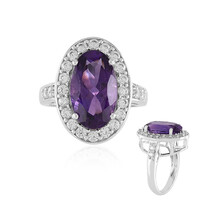 Anello in argento con Ametista