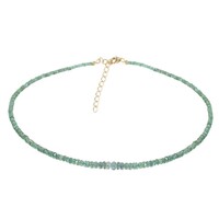 Collana in argento con Smeraldo Zambia