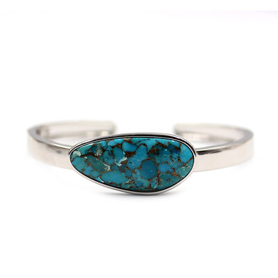 Bracciale in argento con Turchese Ramato Blu (Faszination Türkis)