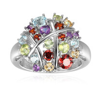 Anello in argento con Citrino