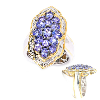 Anello in argento con Tanzanite (Gems en Vogue)