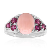 Anello in argento con Opale Rosa