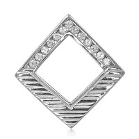 Ciondolo in argento con Topazio Bianco