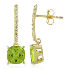 Orecchini in oro con Peridoto