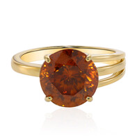 Anello in oro con Sfalerite spagnola (Tenner Diniz)