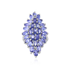 Anello in argento con Tanzanite
