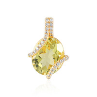 Ciondolo in argento con Quarzo Limone