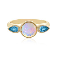 Anello in oro con Opale di Welo (Adela Gold)